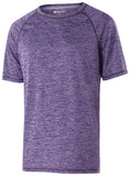 Holloway Electrify 2.0 Short Sleeve Shirt in Purple Heather  -Part of the Adult, Holloway, Shirts product lines at KanaleyCreations.com