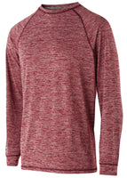 Holloway Electrify 2.0 Long Sleeve Shirt in Cardinal Heather  -Part of the Adult, Holloway, Shirts product lines at KanaleyCreations.com
