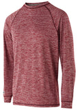 Holloway Electrify 2.0 Long Sleeve Shirt in Cardinal Heather  -Part of the Adult, Holloway, Shirts product lines at KanaleyCreations.com
