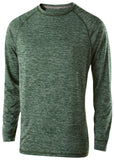 Holloway Electrify 2.0 Long Sleeve Shirt in Forest Heather  -Part of the Adult, Holloway, Shirts product lines at KanaleyCreations.com