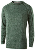 Holloway Youth Electrify 2.0 Long Sleeve Shirt in Forest Heather  -Part of the Youth, Holloway, Shirts product lines at KanaleyCreations.com