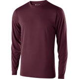 Holloway Gauge Shirt Long Sleeve in Maroon  -Part of the Adult, Holloway, Shirts product lines at KanaleyCreations.com