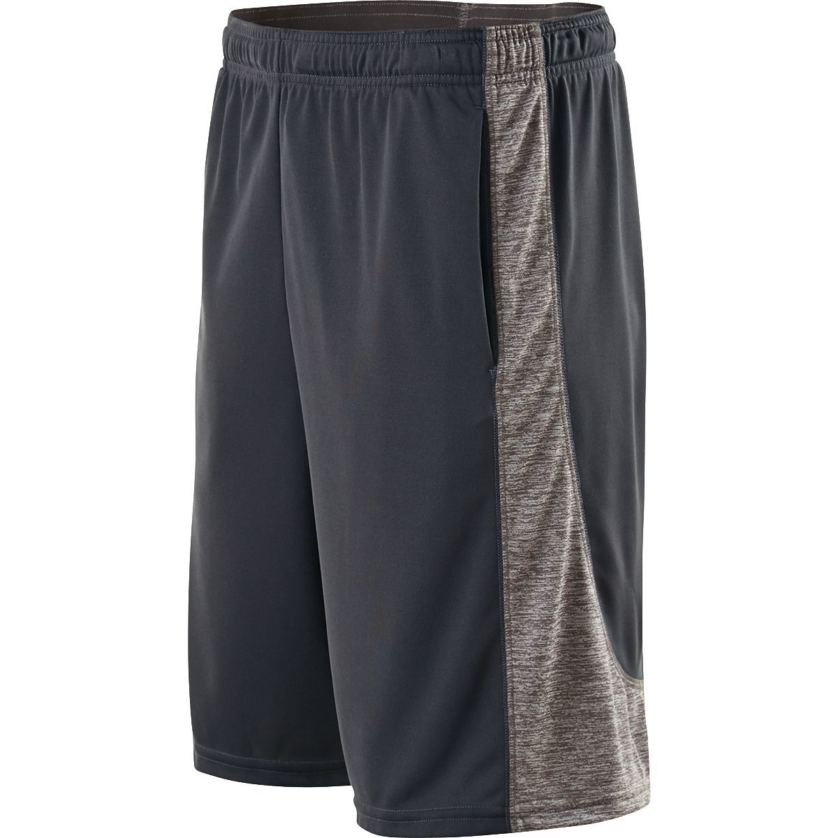 Holloway Electron Shorts in Carbon/Graphite Heather  -Part of the Adult, Adult-Shorts, Holloway product lines at KanaleyCreations.com