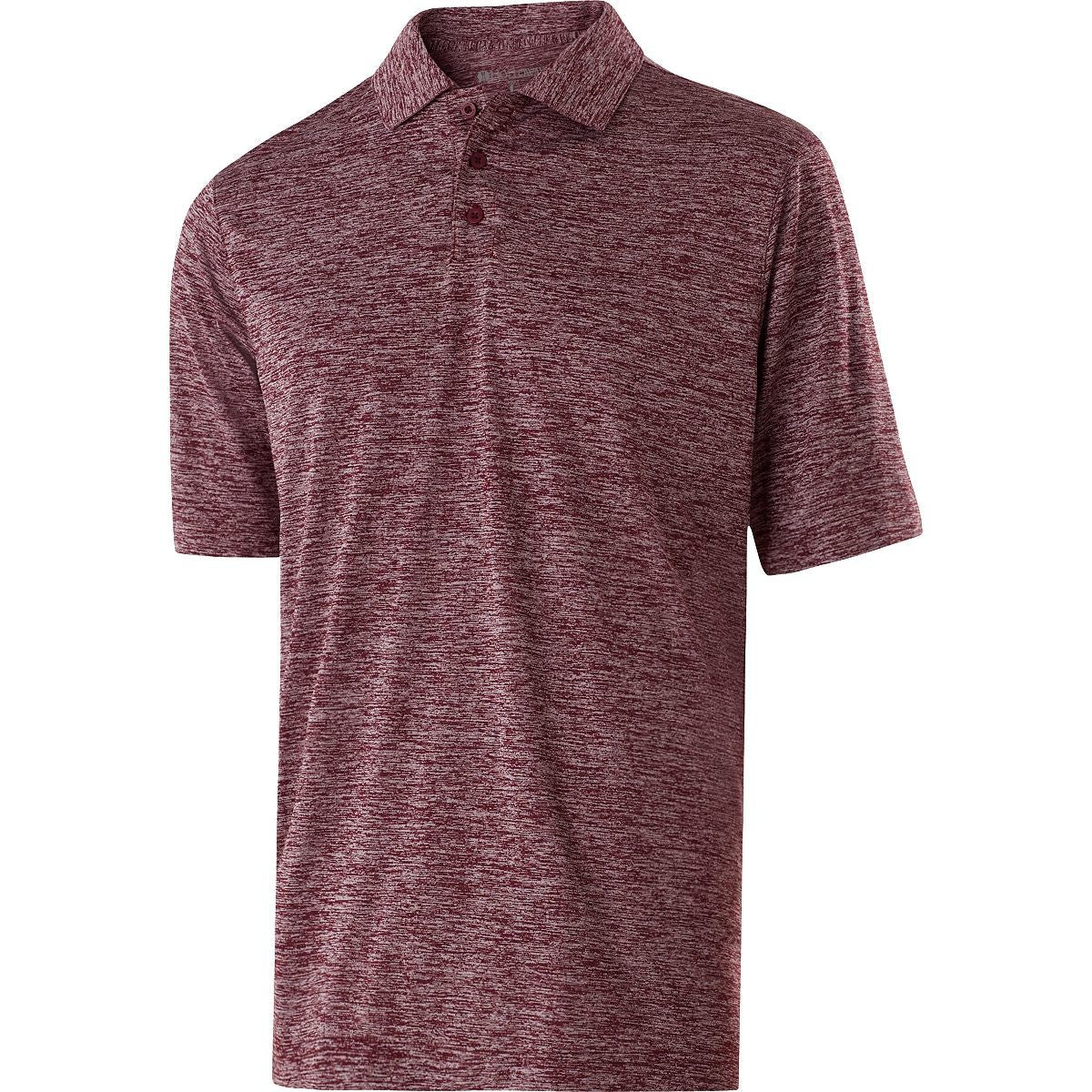 Holloway Electrify 2.0 Polo in Maroon Heather  -Part of the Adult, Adult-Polos, Polos, Holloway, Shirts product lines at KanaleyCreations.com