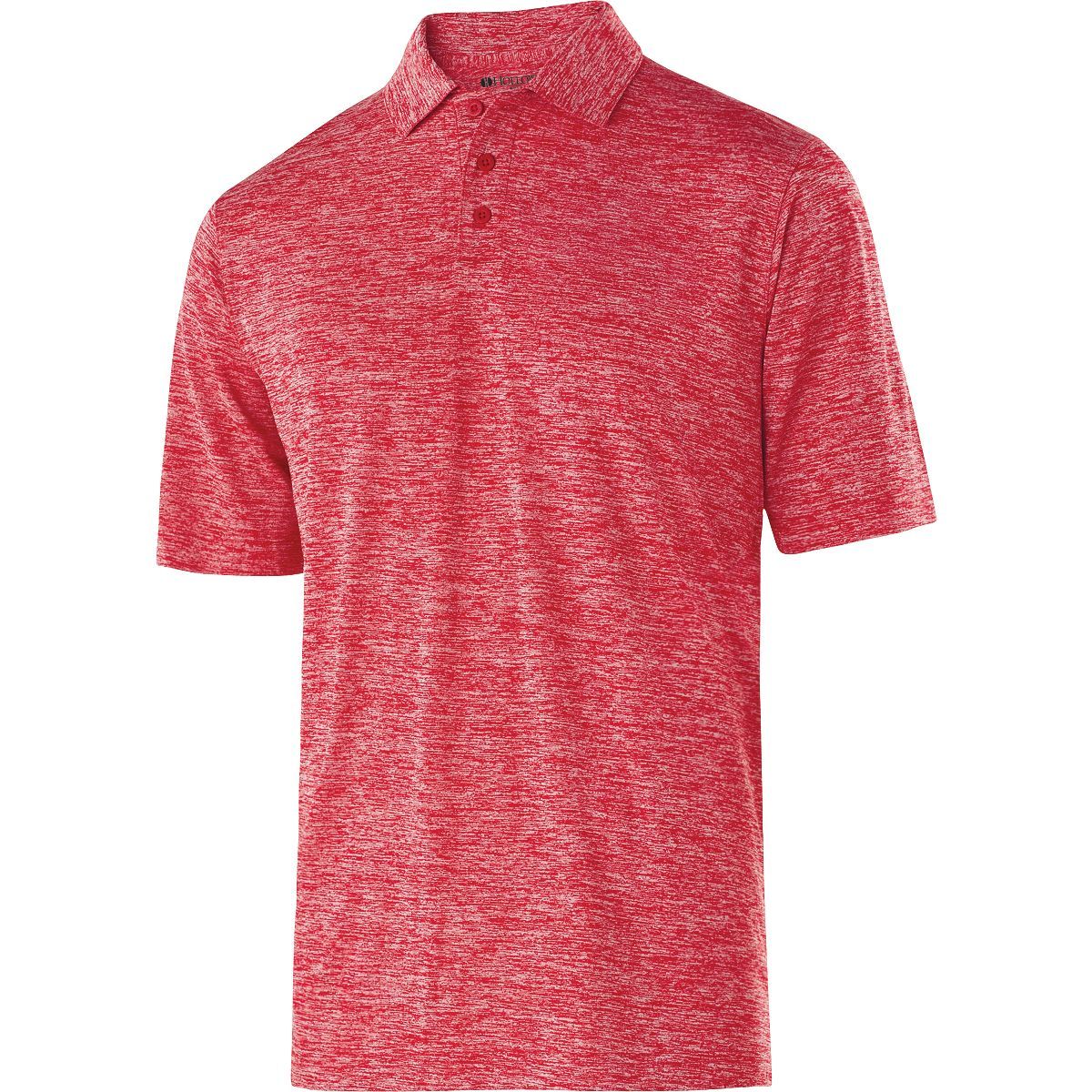 Holloway Electrify 2.0 Polo in Scarlet Heather  -Part of the Adult, Adult-Polos, Polos, Holloway, Shirts product lines at KanaleyCreations.com