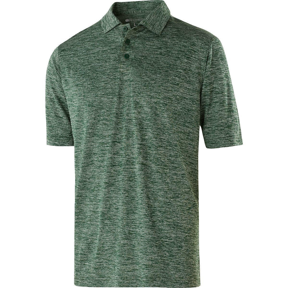 Holloway Electrify 2.0 Polo in Forest Heather  -Part of the Adult, Adult-Polos, Polos, Holloway, Shirts product lines at KanaleyCreations.com