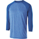 Holloway Typhoon Shirt in Royal Heather/Royal  -Part of the Adult, Holloway, Shirts product lines at KanaleyCreations.com