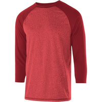 Holloway Typhoon Shirt in Scarlet Heather/Scarlet  -Part of the Adult, Holloway, Shirts product lines at KanaleyCreations.com