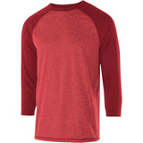 Holloway Typhoon Shirt in Scarlet Heather/Scarlet  -Part of the Adult, Holloway, Shirts product lines at KanaleyCreations.com