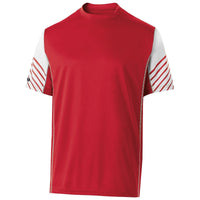 Holloway Youth Arc Short Sleeve Shirt in Scarlet/White  -Part of the Youth, Holloway, Shirts product lines at KanaleyCreations.com