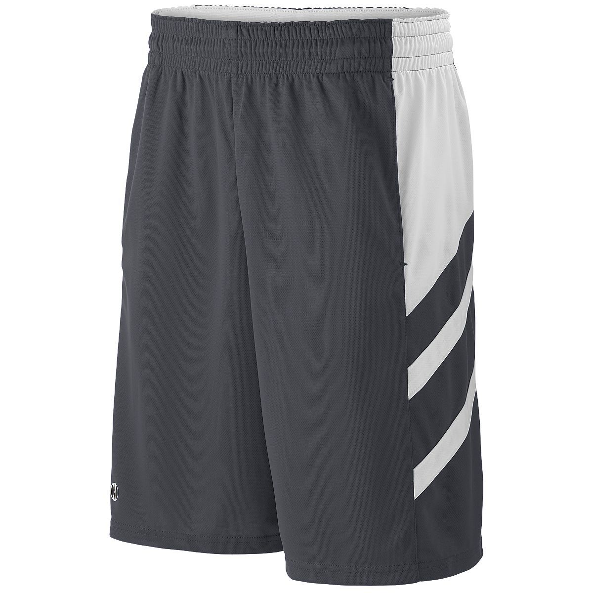 Holloway Helium Shorts in Carbon/White  -Part of the Adult, Adult-Shorts, Holloway product lines at KanaleyCreations.com