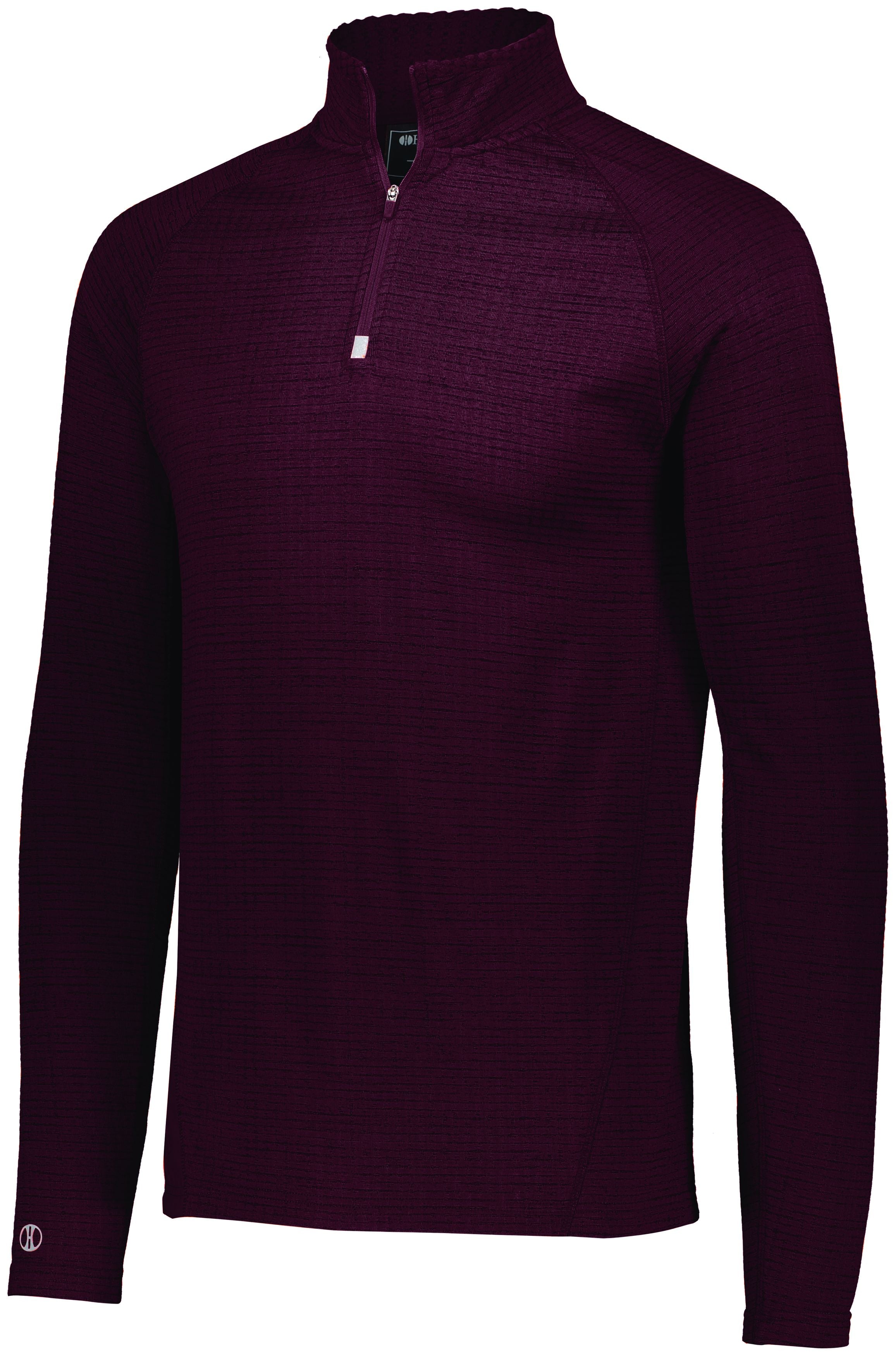 Holloway 3D Regulate Lightweight Pullover in Maroon Heather  -Part of the Adult, Adult-Pullover, Holloway, Outerwear, 3D-Collection product lines at KanaleyCreations.com