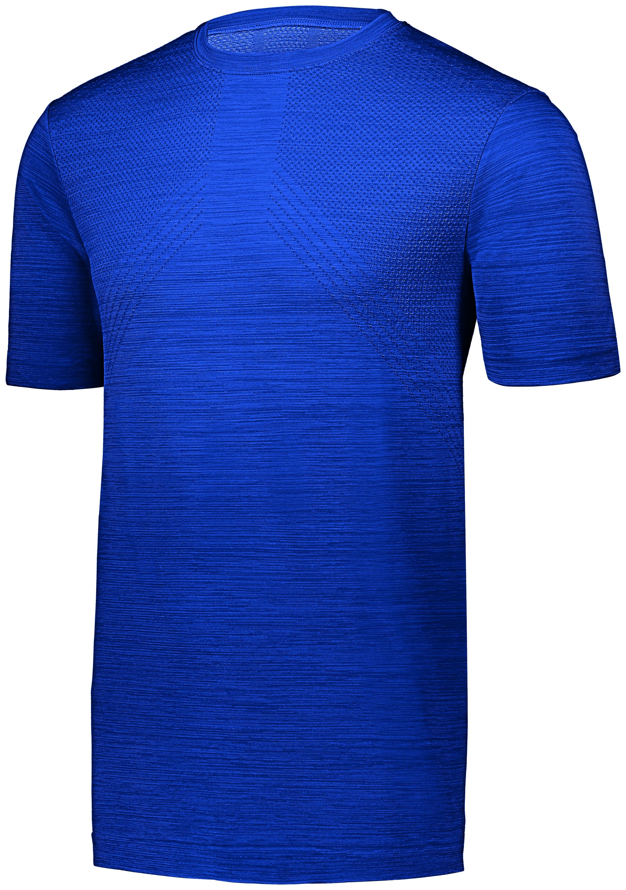 Holloway Striated Shirt Short Sleeve in Royal  -Part of the Adult, Holloway, Shirts, Striated-Collection product lines at KanaleyCreations.com