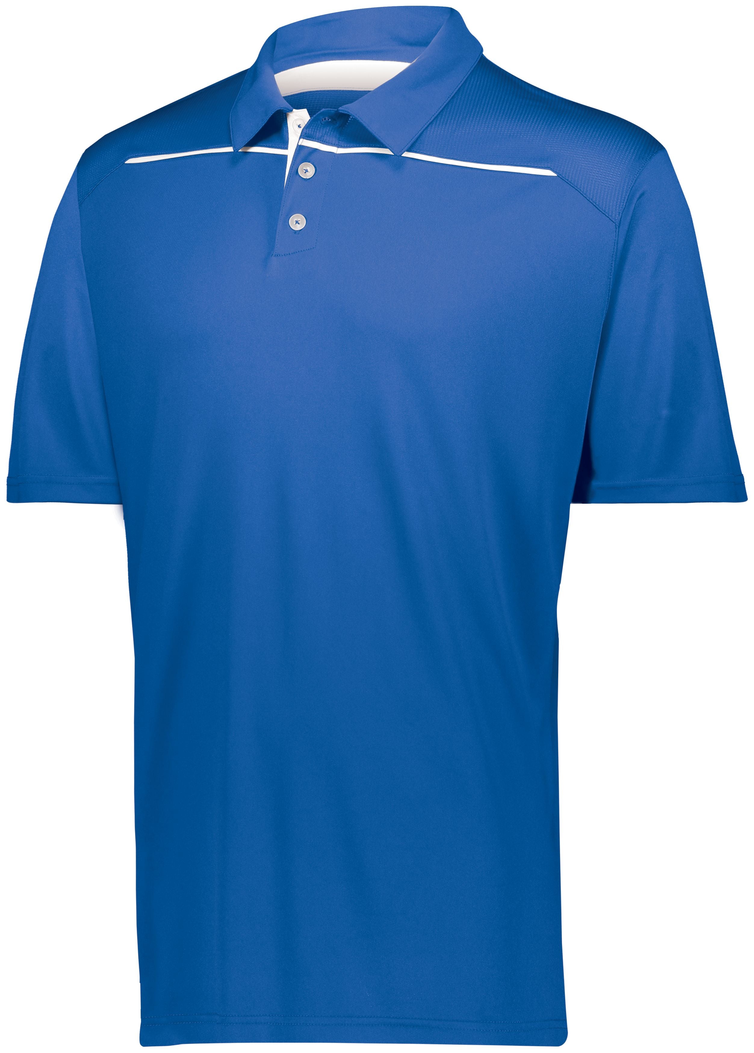 Holloway Defer Polo in Royal/White  -Part of the Adult, Adult-Polos, Polos, Holloway, Shirts product lines at KanaleyCreations.com