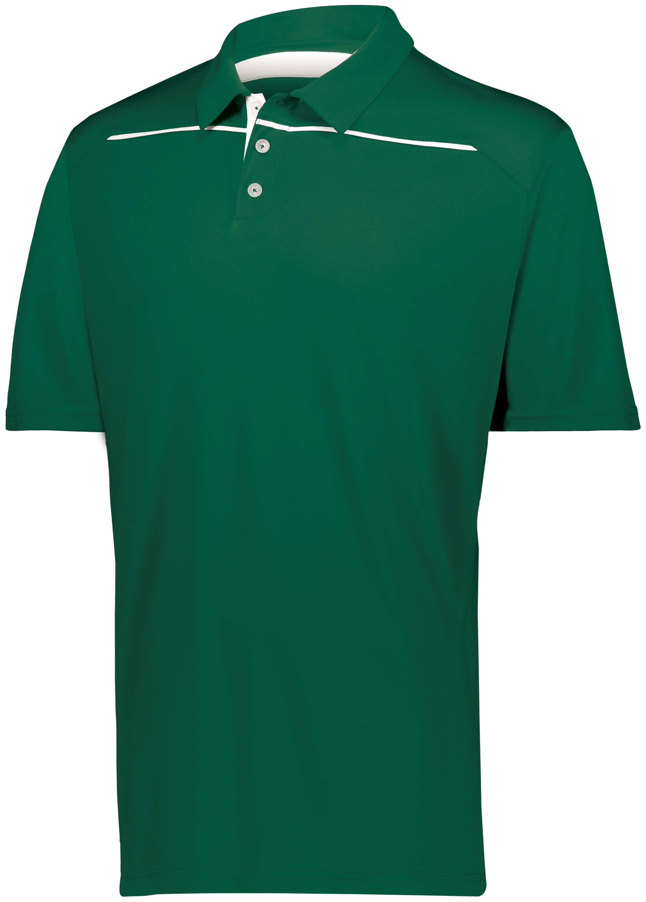 Holloway Defer Polo in Forest/White  -Part of the Adult, Adult-Polos, Polos, Holloway, Shirts product lines at KanaleyCreations.com