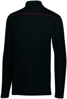 Holloway Defer Pullover in Black/Scarlet  -Part of the Adult, Adult-Pullover, Holloway, Outerwear product lines at KanaleyCreations.com