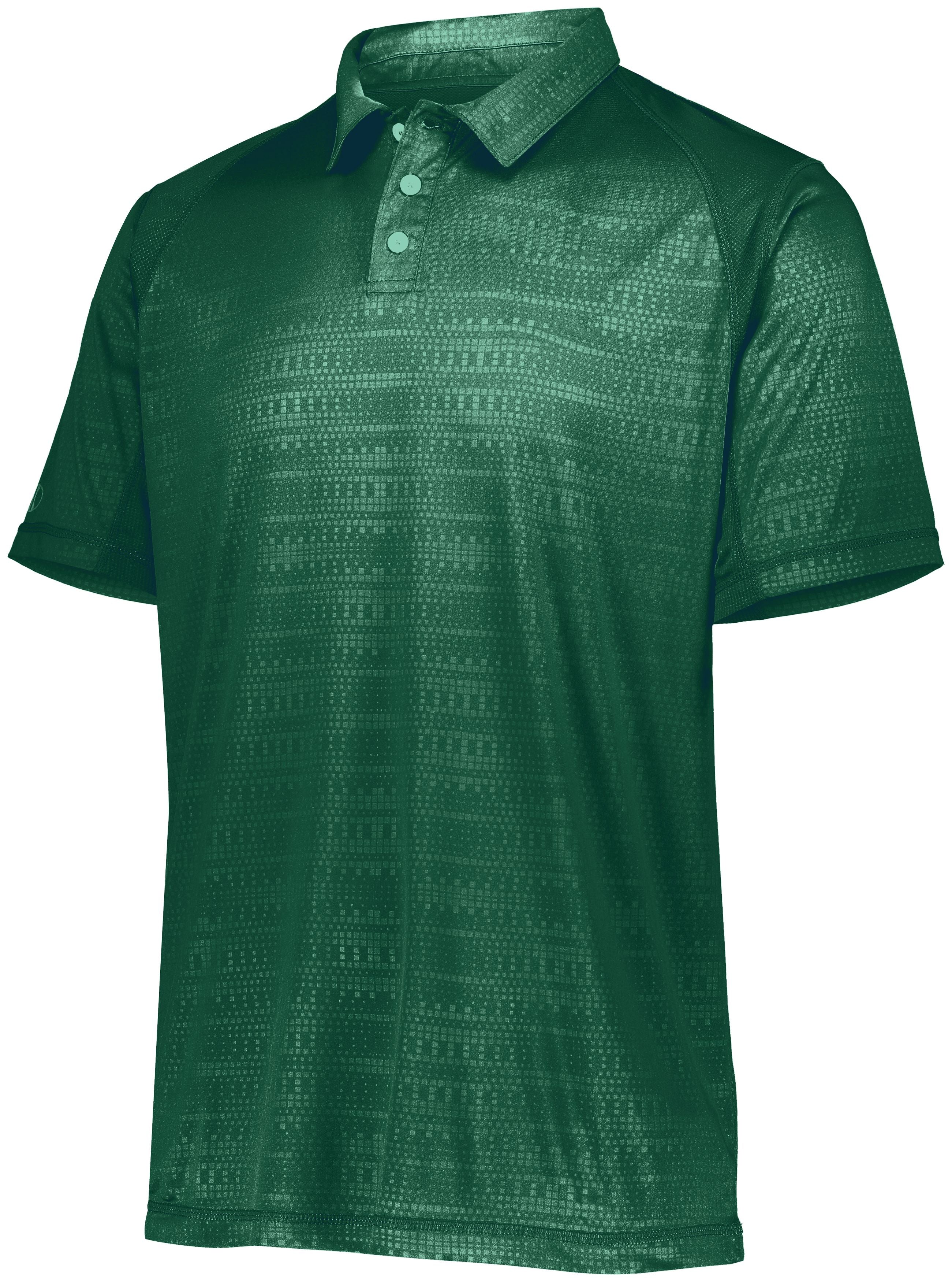 Holloway Converge Polo in Forest  -Part of the Adult, Adult-Polos, Polos, Holloway, Shirts, Converge-Collection product lines at KanaleyCreations.com