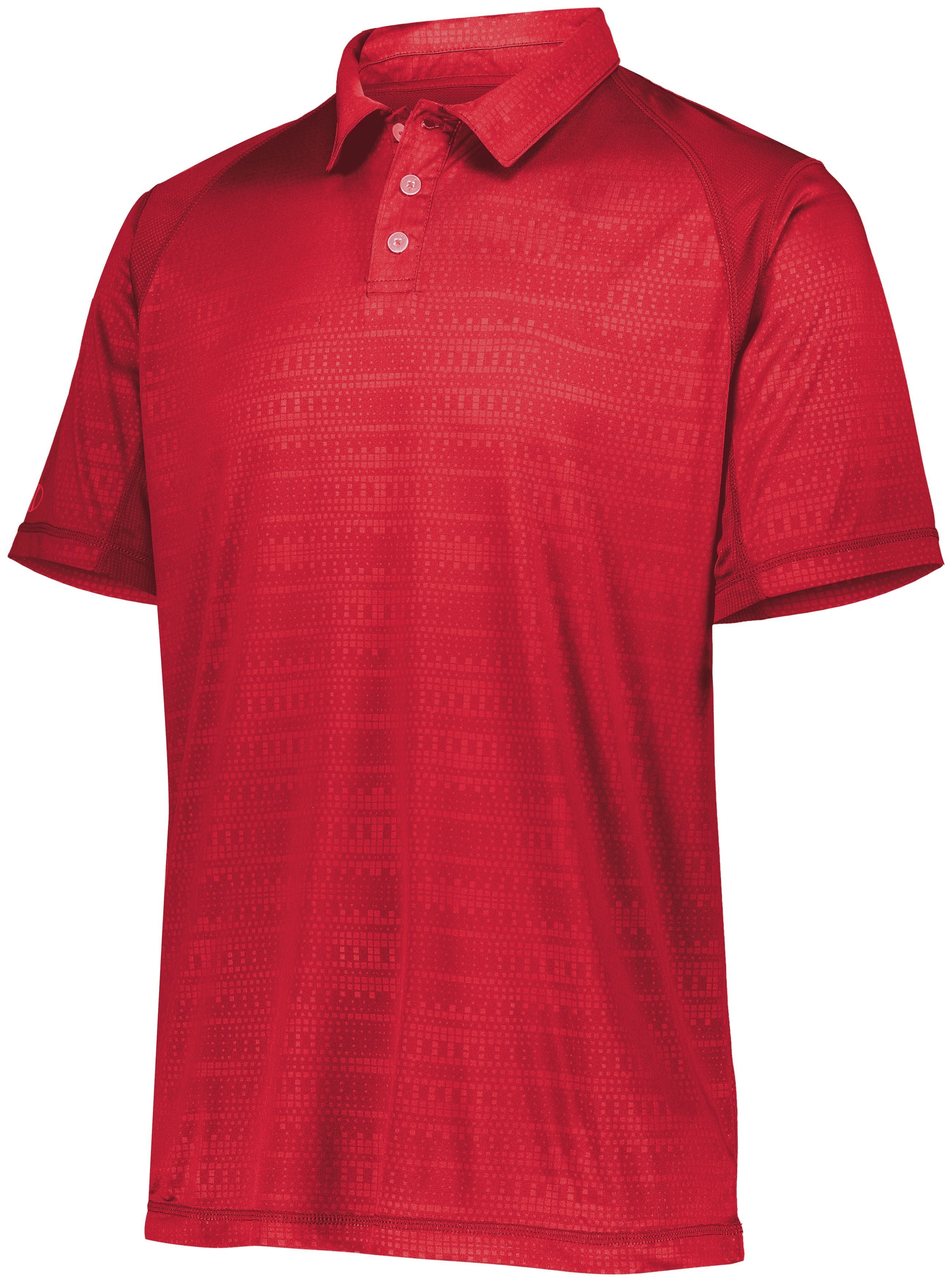 Holloway Converge Polo in Scarlet  -Part of the Adult, Adult-Polos, Polos, Holloway, Shirts, Converge-Collection product lines at KanaleyCreations.com