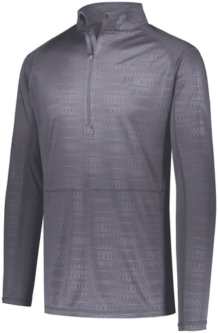 Holloway Converge 1/2 Zip Pullover in Graphite  -Part of the Adult, Holloway, Shirts, Corporate-Collection, Converge-Collection product lines at KanaleyCreations.com