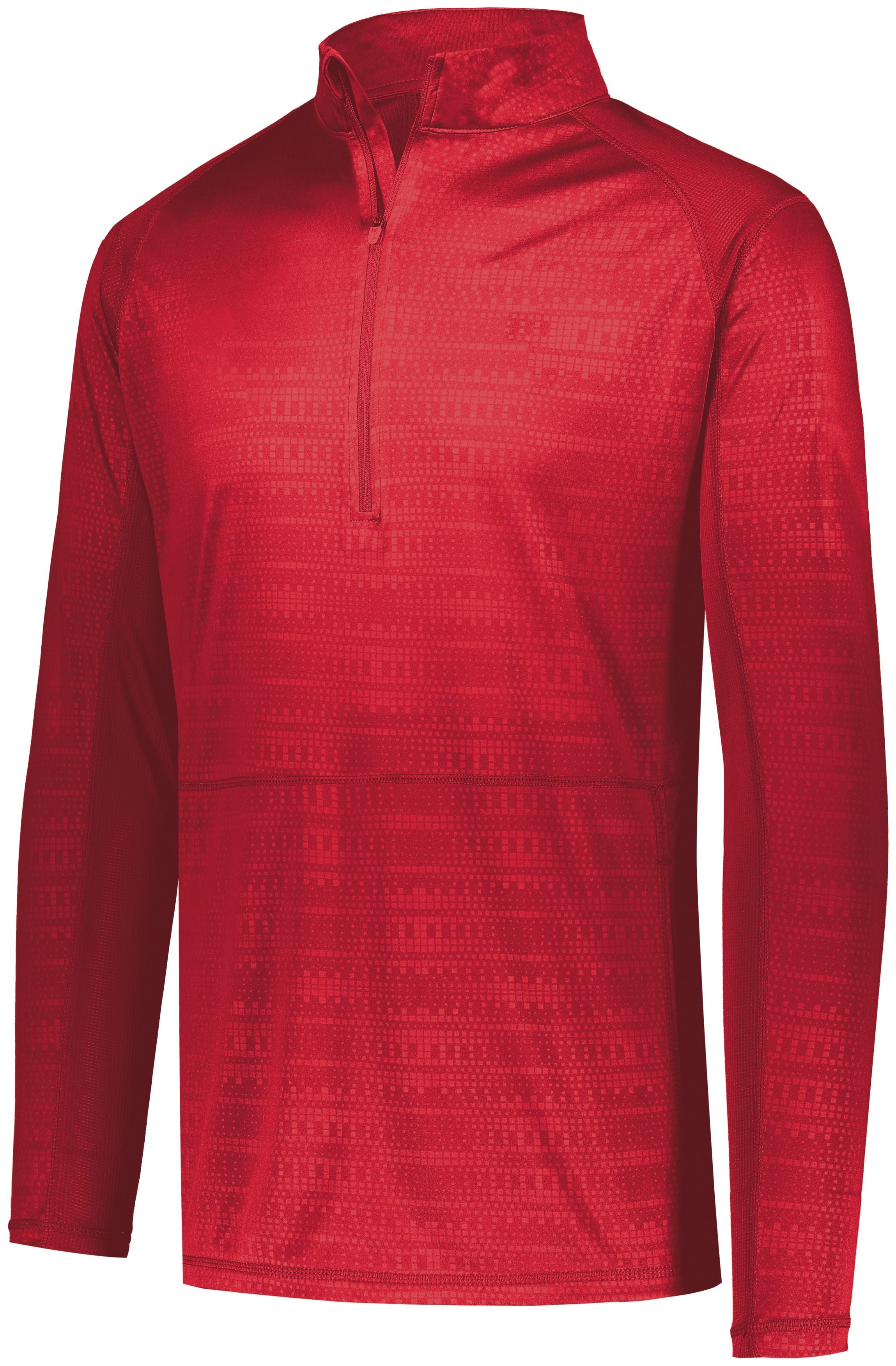 Holloway Converge 1/2 Zip Pullover in Scarlet  -Part of the Adult, Holloway, Shirts, Corporate-Collection, Converge-Collection product lines at KanaleyCreations.com
