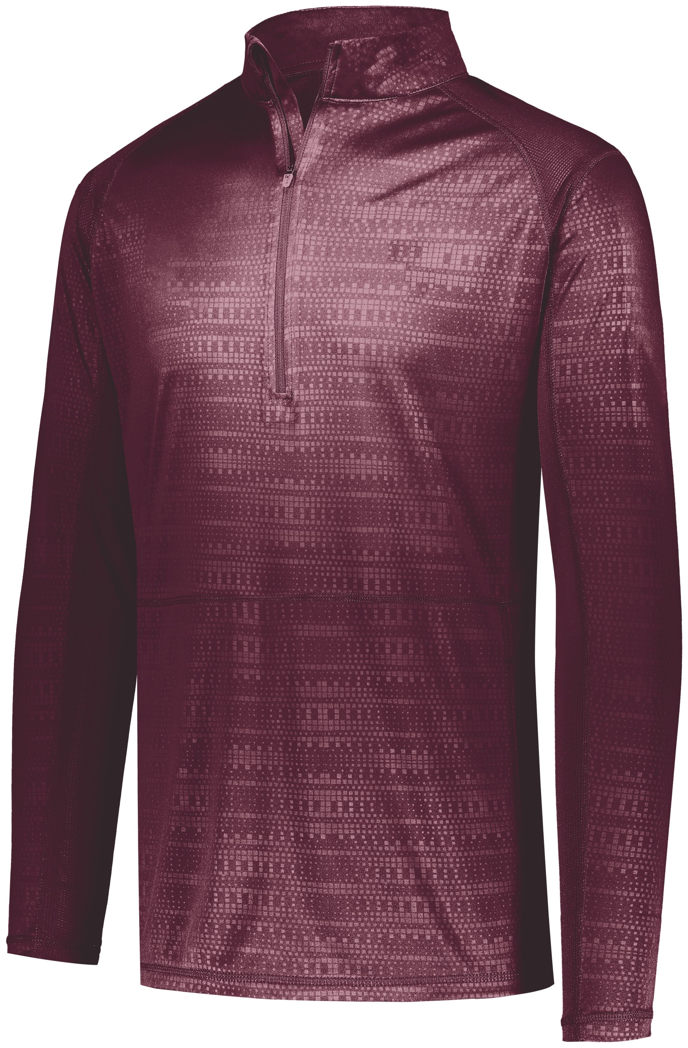 Holloway Converge 1/2 Zip Pullover in Maroon (Hlw)  -Part of the Adult, Holloway, Shirts, Corporate-Collection, Converge-Collection product lines at KanaleyCreations.com
