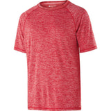 Holloway Youth Electrify 2.0 Short Sleeve Shirt in Scarlet Heather  -Part of the Youth, Holloway, Shirts product lines at KanaleyCreations.com
