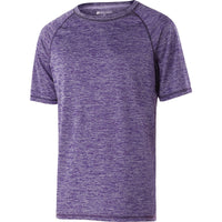 Holloway Youth Electrify 2.0 Short Sleeve Shirt in Purple Heather  -Part of the Youth, Holloway, Shirts product lines at KanaleyCreations.com