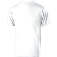 Holloway Youth Gauge Short Sleeve Shirt in White  -Part of the Youth, Holloway, Shirts product lines at KanaleyCreations.com