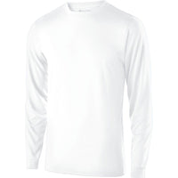 Holloway Youth Gauge Shirt Long Sleeve in White  -Part of the Youth, Holloway, Shirts product lines at KanaleyCreations.com