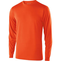 Holloway Youth Gauge Shirt Long Sleeve in Orange  -Part of the Youth, Holloway, Shirts product lines at KanaleyCreations.com