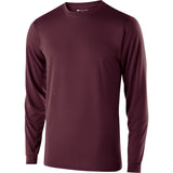 Holloway Youth Gauge Shirt Long Sleeve in Maroon  -Part of the Youth, Holloway, Shirts product lines at KanaleyCreations.com