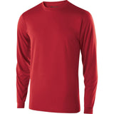 Holloway Youth Gauge Shirt Long Sleeve in Scarlet  -Part of the Youth, Holloway, Shirts product lines at KanaleyCreations.com