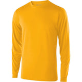 Holloway Youth Gauge Shirt Long Sleeve in Light Gold  -Part of the Youth, Holloway, Shirts product lines at KanaleyCreations.com