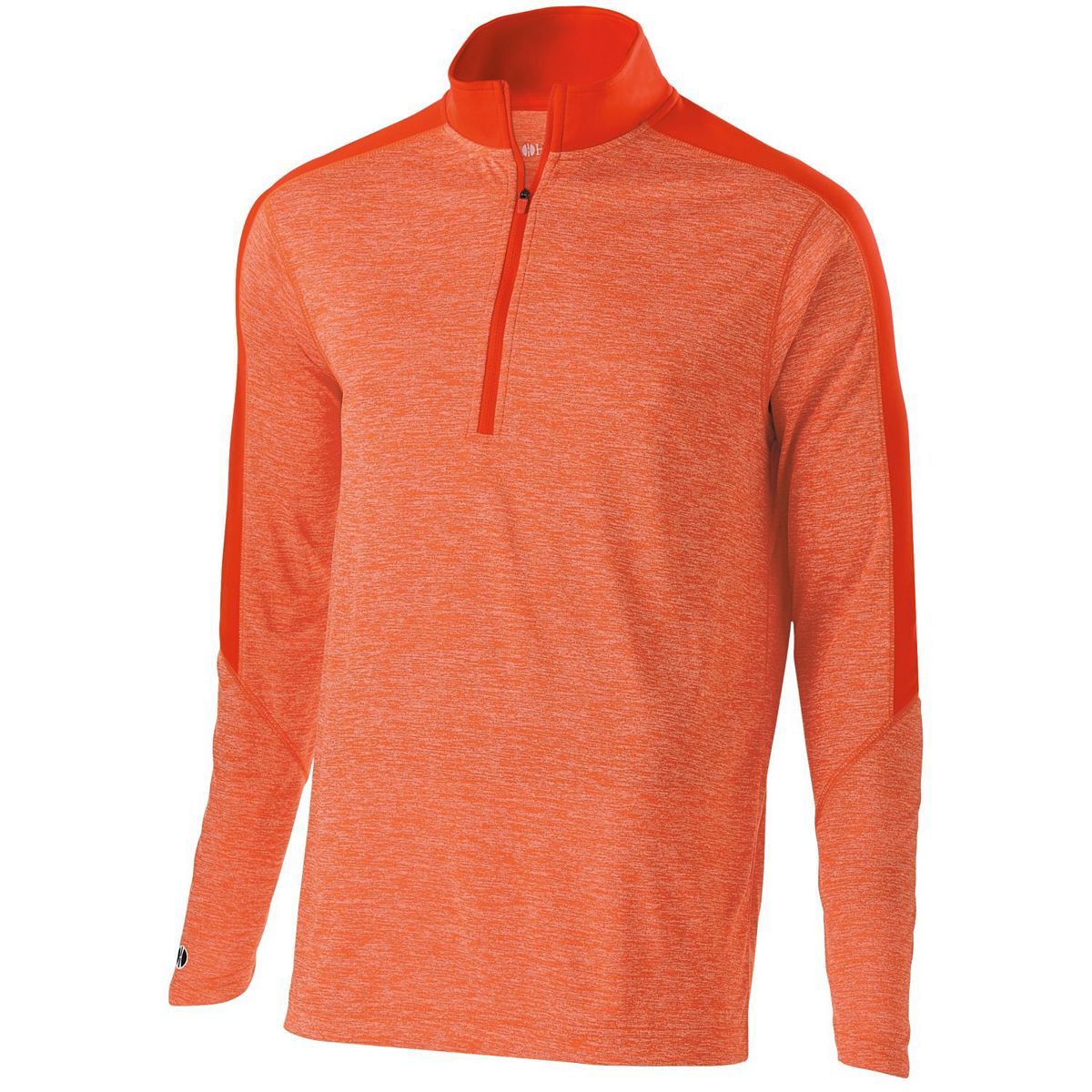 Holloway Youth Electrify 1/2 Zip Pullover in Orange Heather/Orange  -Part of the Youth, Youth-Pullover, Holloway, Outerwear product lines at KanaleyCreations.com