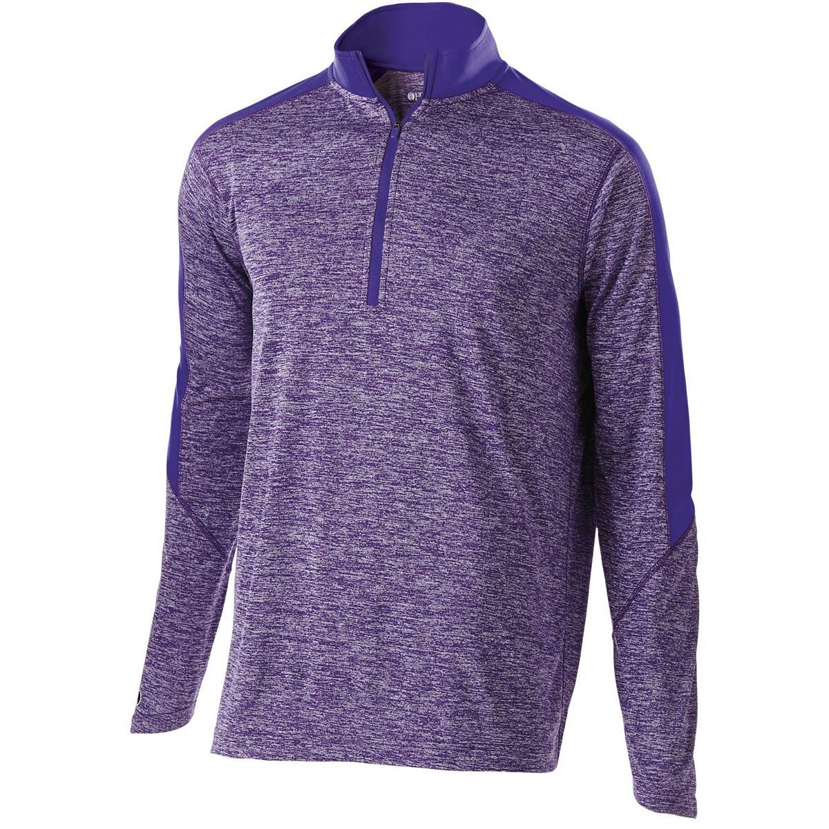 Holloway Youth Electrify 1/2 Zip Pullover in Purple Heather/Purple  -Part of the Youth, Youth-Pullover, Holloway, Outerwear product lines at KanaleyCreations.com