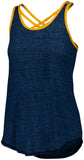 Holloway Ladies Advocate Tank in Navy/Light Gold  -Part of the Ladies, Ladies-Tank, Holloway, Shirts, Advocate-Collection product lines at KanaleyCreations.com