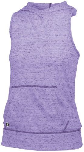 Holloway Ladies Advocate Hooded Tank in Purple  -Part of the Ladies, Ladies-Tank, Holloway, Shirts, Advocate-Collection product lines at KanaleyCreations.com