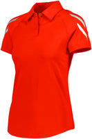 Holloway Ladies Flux Polo in Orange  -Part of the Ladies, Ladies-Polo, Polos, Holloway, Shirts, Flux-Collection, Corporate-Collection product lines at KanaleyCreations.com