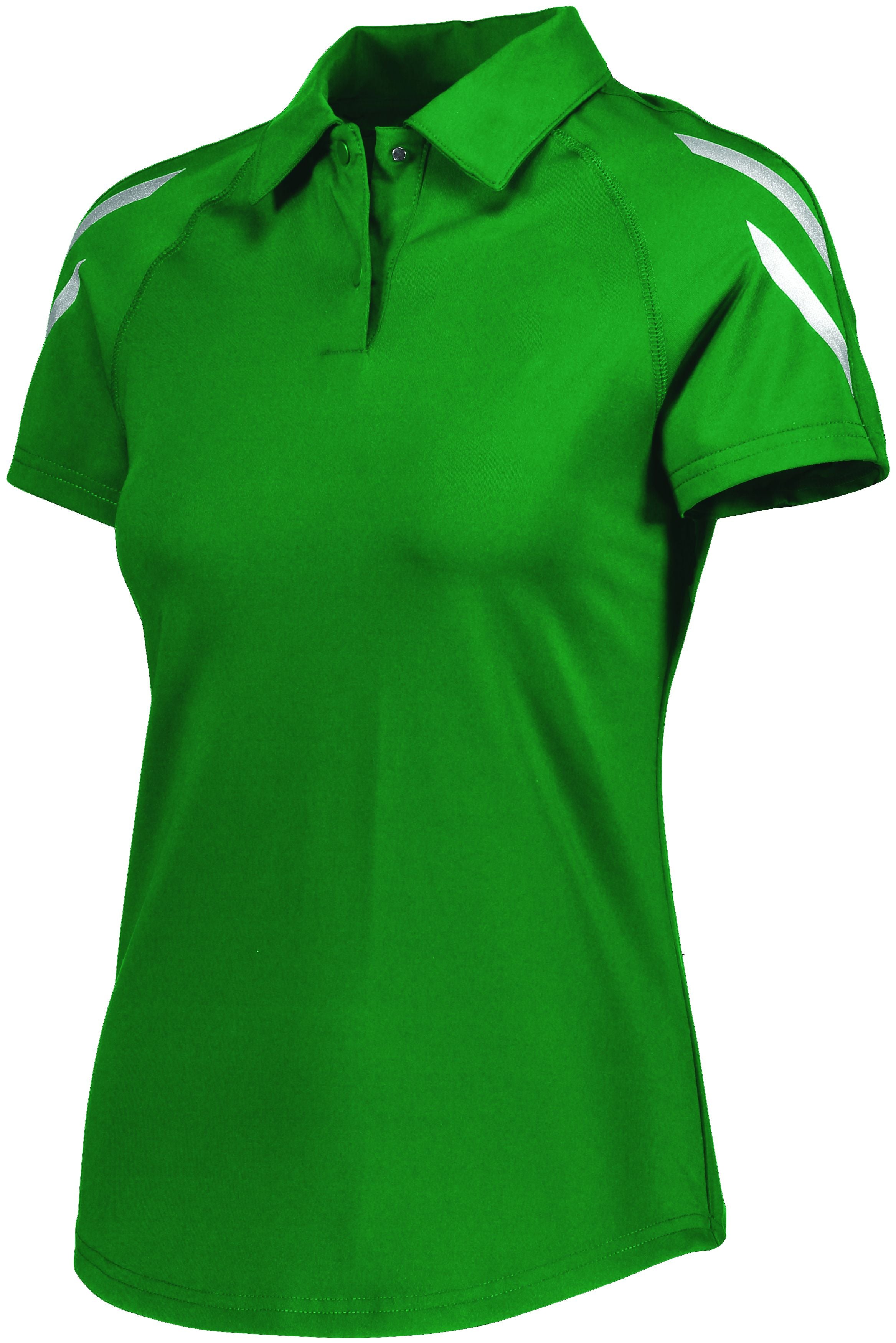 Holloway Ladies Flux Polo in Kelly  -Part of the Ladies, Ladies-Polo, Polos, Holloway, Shirts, Flux-Collection, Corporate-Collection product lines at KanaleyCreations.com