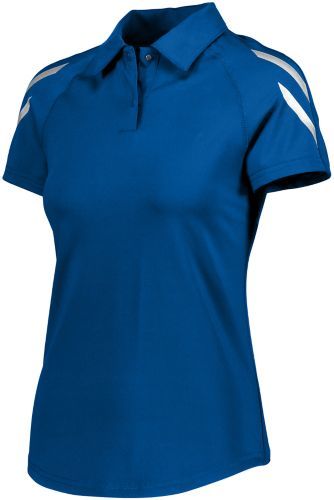 Holloway Ladies Flux Polo in Royal  -Part of the Ladies, Ladies-Polo, Polos, Holloway, Shirts, Flux-Collection, Corporate-Collection product lines at KanaleyCreations.com