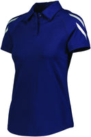 Holloway Ladies Flux Polo in Navy  -Part of the Ladies, Ladies-Polo, Polos, Holloway, Shirts, Flux-Collection, Corporate-Collection product lines at KanaleyCreations.com