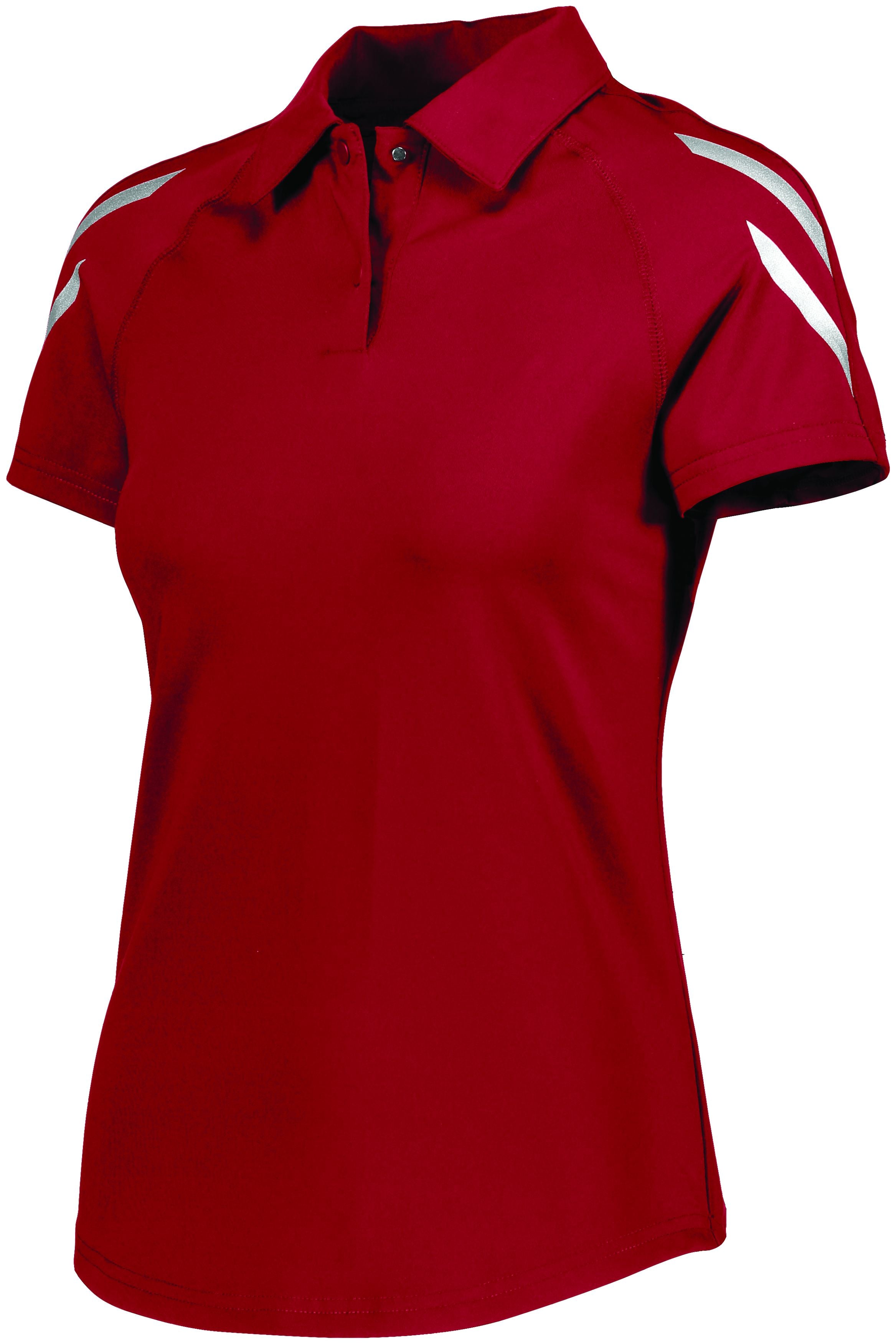 Holloway Ladies Flux Polo in Scarlet  -Part of the Ladies, Ladies-Polo, Polos, Holloway, Shirts, Flux-Collection, Corporate-Collection product lines at KanaleyCreations.com