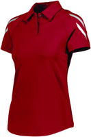 Holloway Ladies Flux Polo in Scarlet  -Part of the Ladies, Ladies-Polo, Polos, Holloway, Shirts, Flux-Collection, Corporate-Collection product lines at KanaleyCreations.com