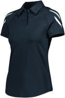 Holloway Ladies Flux Polo in Carbon  -Part of the Ladies, Ladies-Polo, Polos, Holloway, Shirts, Flux-Collection, Corporate-Collection product lines at KanaleyCreations.com