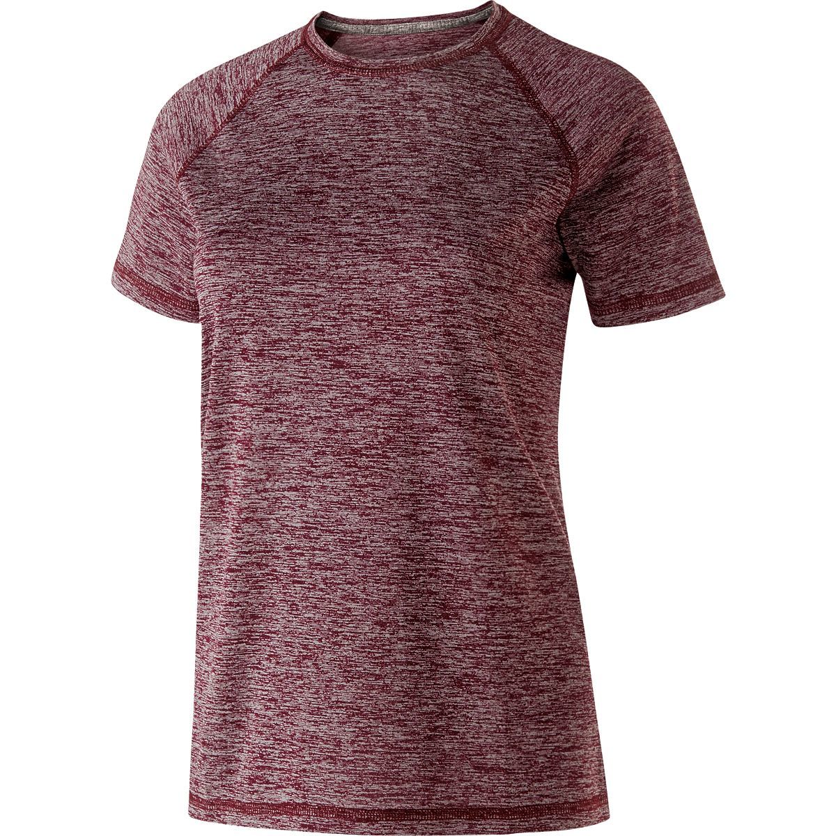Holloway Ladies Electrify 2.0 Short Sleeve Shirt in Maroon Heather  -Part of the Ladies, Holloway, Shirts product lines at KanaleyCreations.com