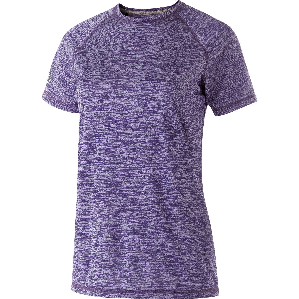Holloway Ladies Electrify 2.0 Short Sleeve Shirt in Purple Heather  -Part of the Ladies, Holloway, Shirts product lines at KanaleyCreations.com