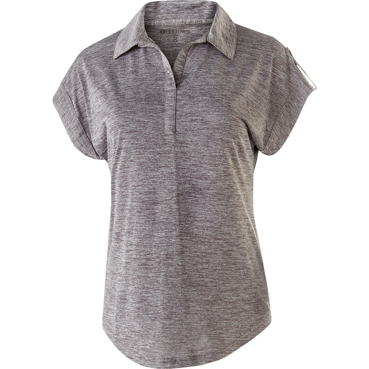 Holloway Ladies Electrify 2.0 Polo in Graphite Heather  -Part of the Ladies, Ladies-Polo, Polos, Holloway, Shirts product lines at KanaleyCreations.com