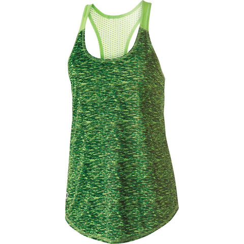 Holloway Ladies Space Dye Tank in Green/Lime  -Part of the Ladies, Ladies-Tank, Holloway, Shirts product lines at KanaleyCreations.com