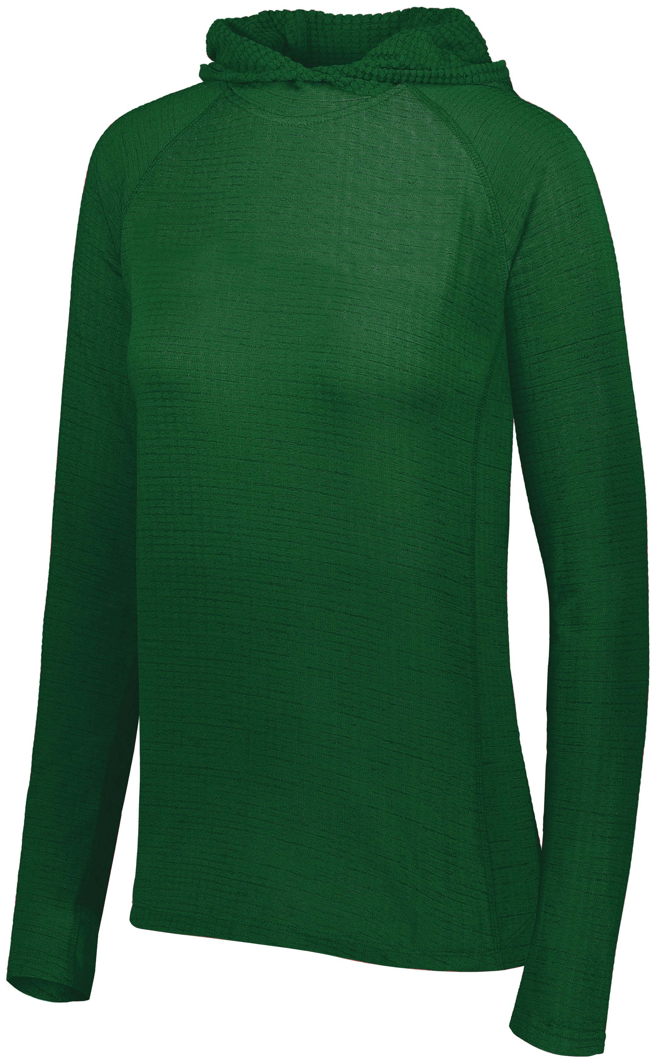 Holloway Ladies 3D Regulate Lightweight Pullover in Forest Heather  -Part of the Ladies, Ladies-Pullover, Holloway, Outerwear, 3D-Collection product lines at KanaleyCreations.com