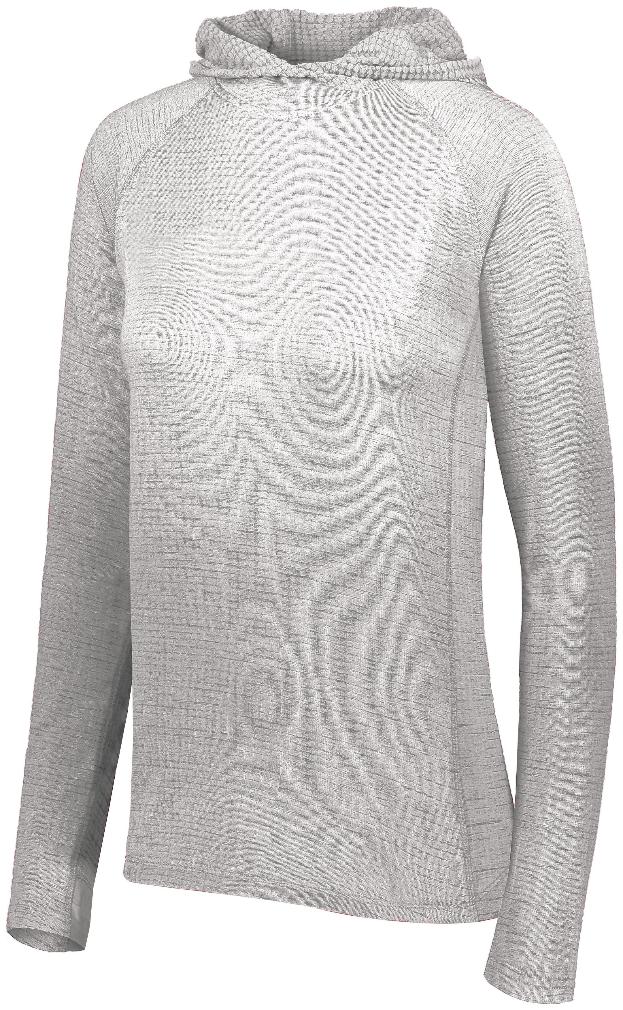 Holloway Ladies 3D Regulate Lightweight Pullover in White Heather  -Part of the Ladies, Ladies-Pullover, Holloway, Outerwear, 3D-Collection product lines at KanaleyCreations.com